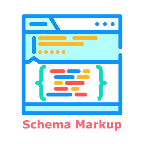 Boosting Organic Traffic with SEO optimization Schema Markup Icon
